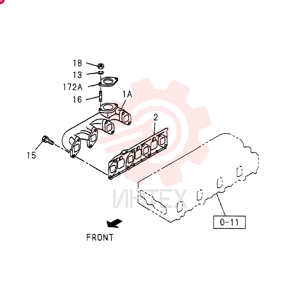 EXHAUST MANIFOLD 0-27A