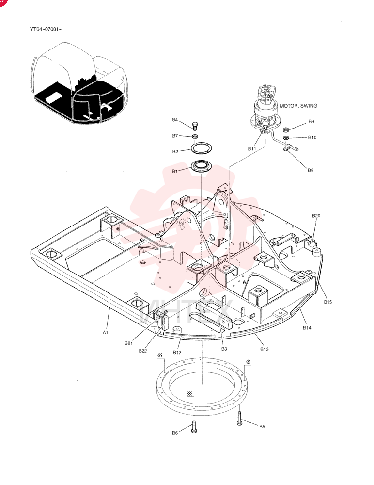 FRAME GROUP, UPP YT52F00031F3