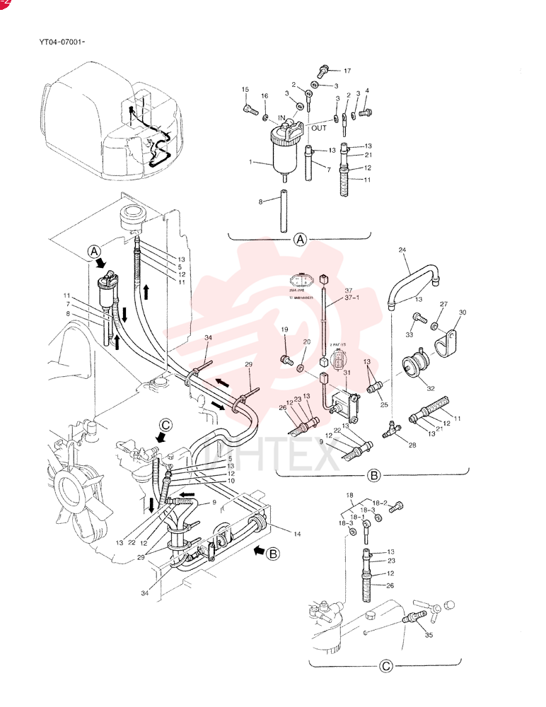 FUEL LINES YT21P00002F3