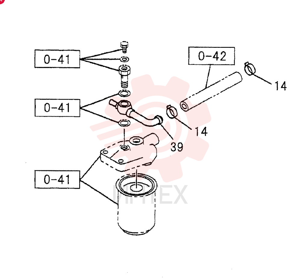 FUEL PIPING; CHASSIS 1-41A