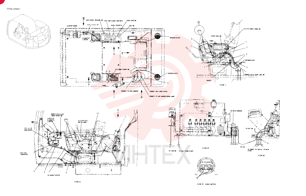 HARNESS ASSY, CAB YT14E00015F6 (3)