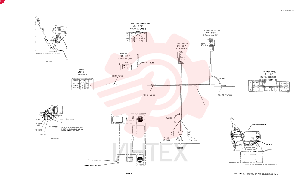 HARNESS ASSY, CAB YT14E00015F6 (1)