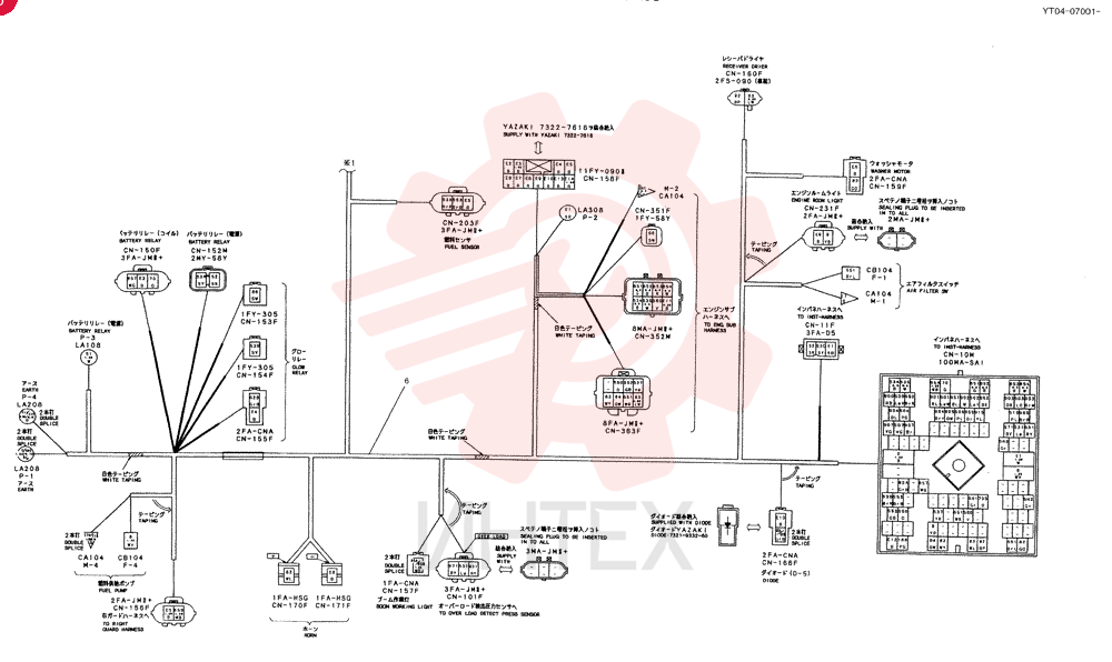 HARNESS ASSY, UPP (P3 WITH PUMP) YT13E00035F1 (4)