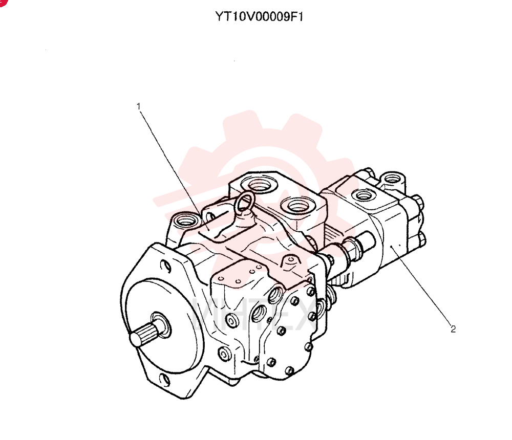 HYDRAULIC PUMP YT10V00009F1