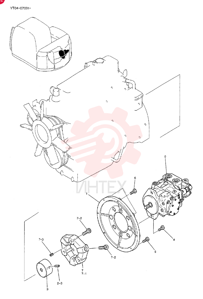 HYDRAULIC PUMP YT10V00008F1 (2)