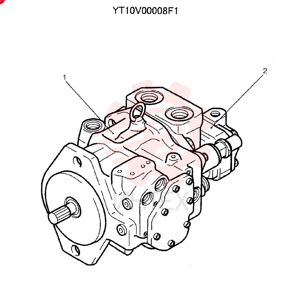 HYDRAULIC PUMP YT10V00008F1 (1)