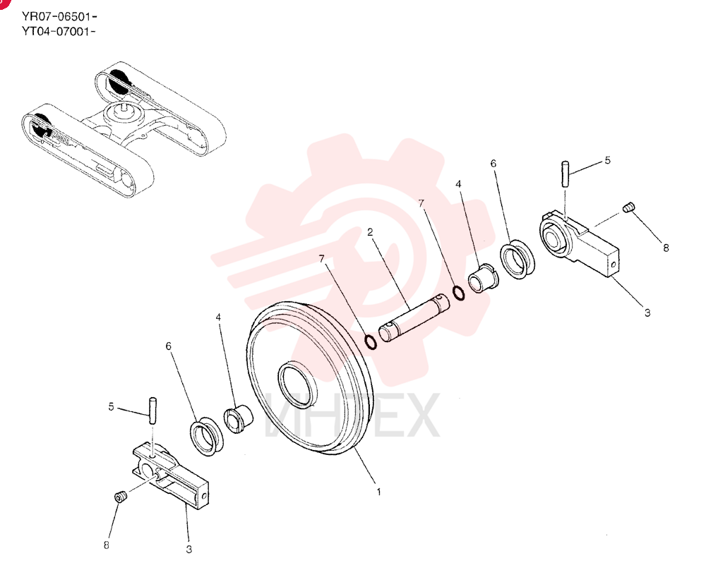 IDLER YT52D00002F1