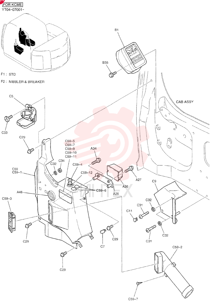 PANEL ASSY, INSTRUMENT (STD) YT17M00012F1 (1)