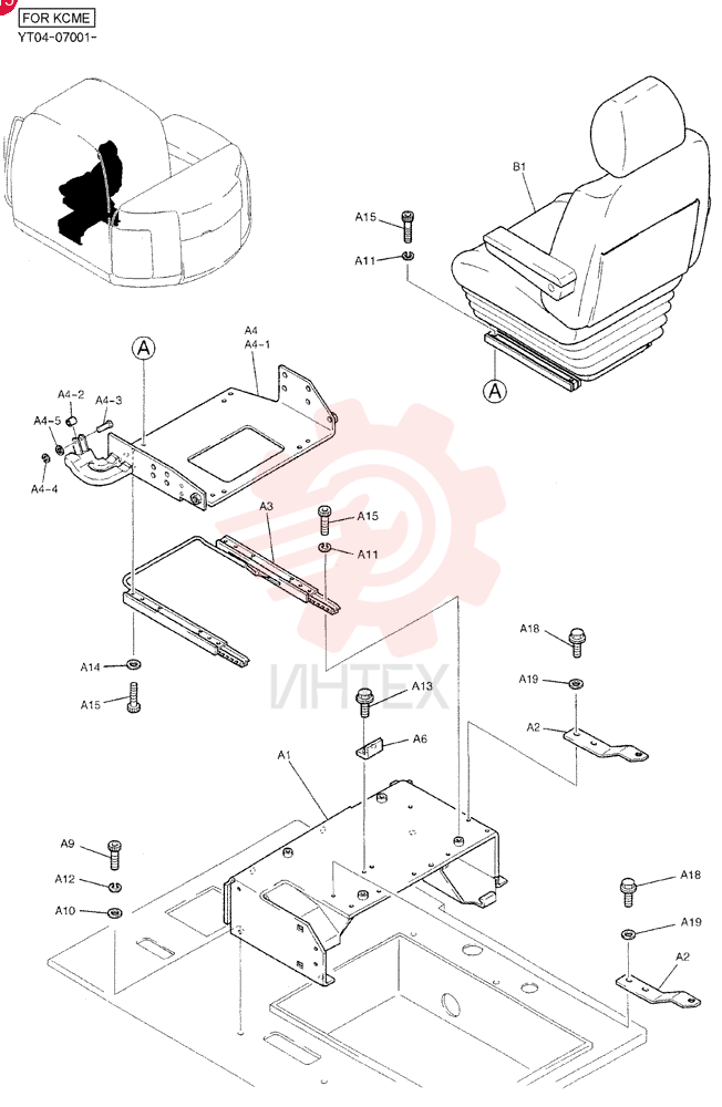 SEAT ASSY. YT25M00026F1 (1)