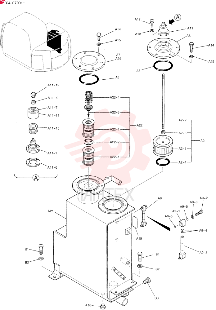TANK ASSY, HYD YT33H00009F3