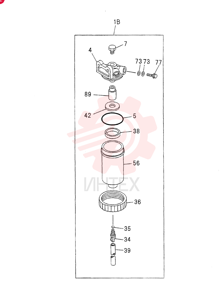 WATER SEDIMENTER; FUEL 1-45A