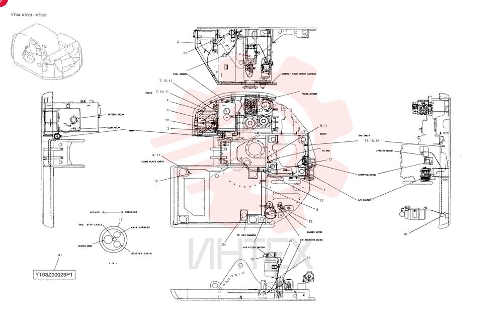 WIRE HARNESS YT13E00019F1 (2)
