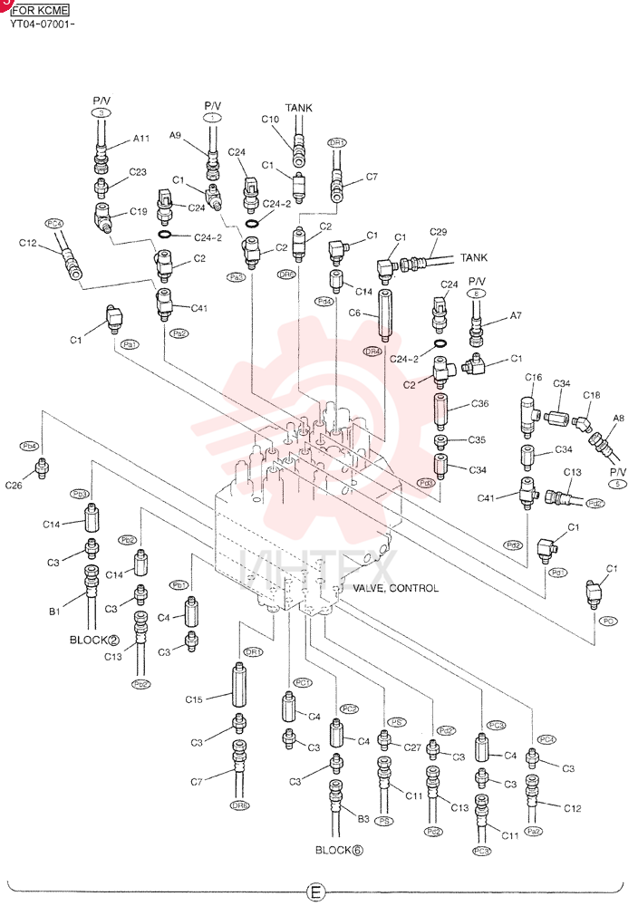 CONTROL LINES, REMOTE YT68H00044F2 (5)