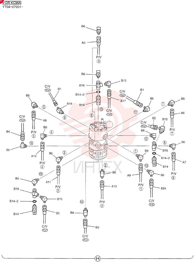 CONTROL LINES, REMOTE YT68H00030F2 (4)