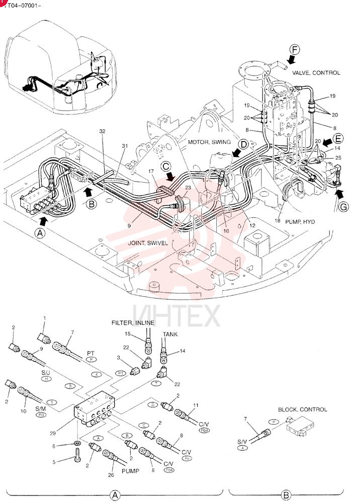 CONTROL LINES, VALVE YT64H00038F3 (2)