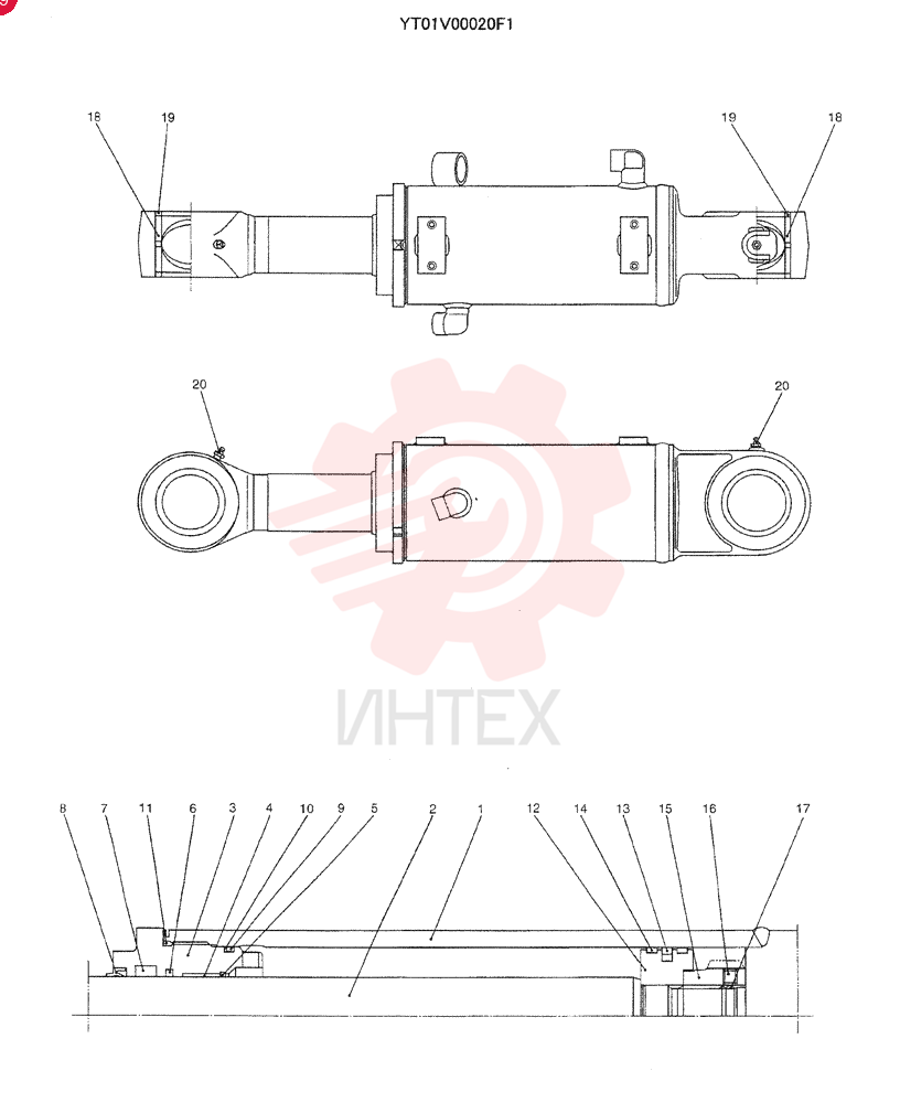CYLINDER ASSY. YT01V00020F1