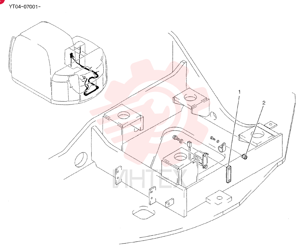 FRAME, UPP YT52F00033P1