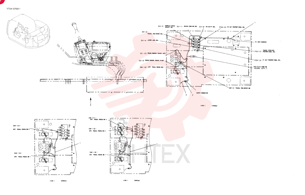 HARNESS ASSY, UPP YT13E00034F1 (1)
