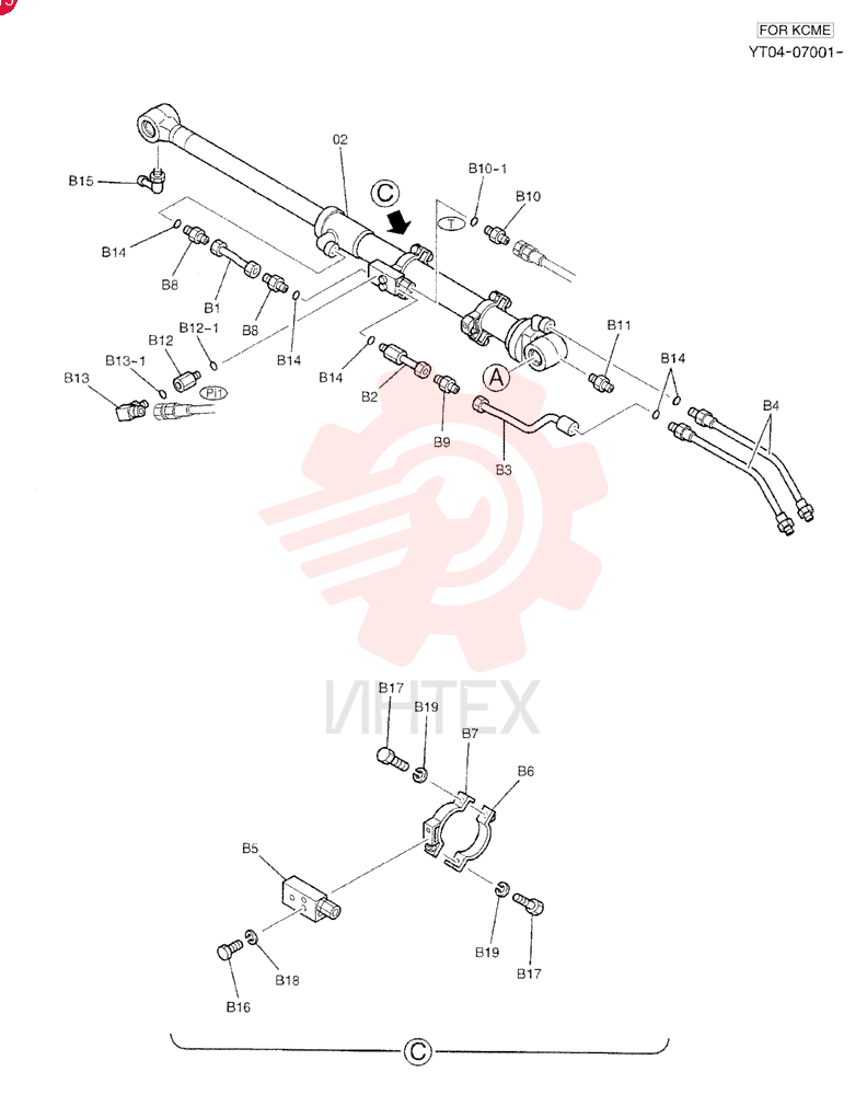 HYDRAULIC CYLINDER YT01V00017F1 (6)
