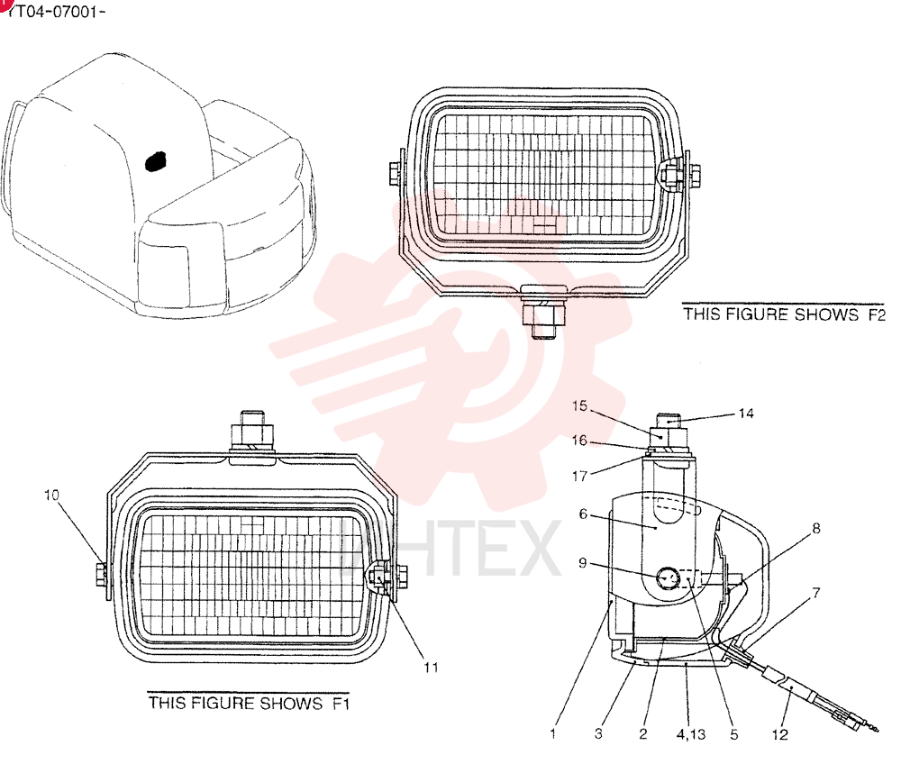 LIGHT ASSY. YT80S00002F1