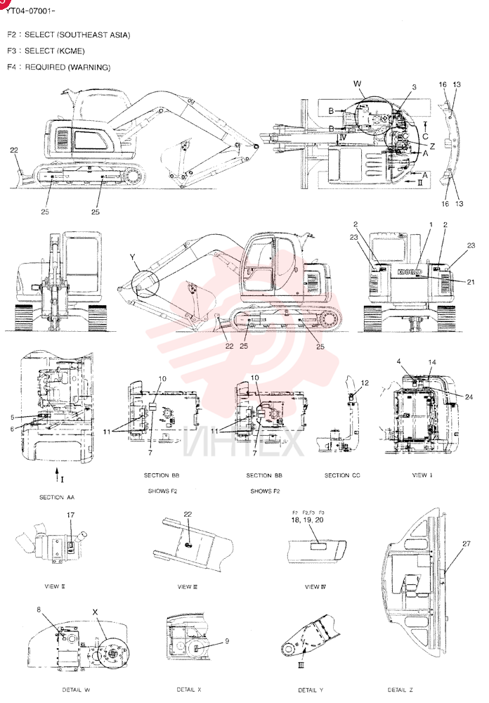 NAME PLATE INSTAL [SELECT (SOUTHEAST ASIA)] YT22T00046F2 (2)