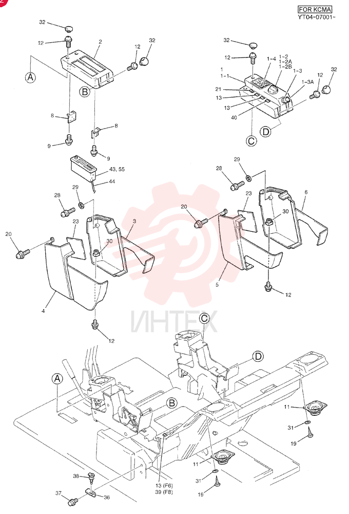 PANEL ASSY, INSTRUMENT (STD) YT17M00010F6 (2)