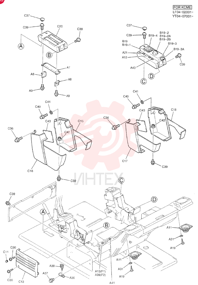 PANEL ASSY, INSTRUMENT (STD) YT17M00012F1 (2)