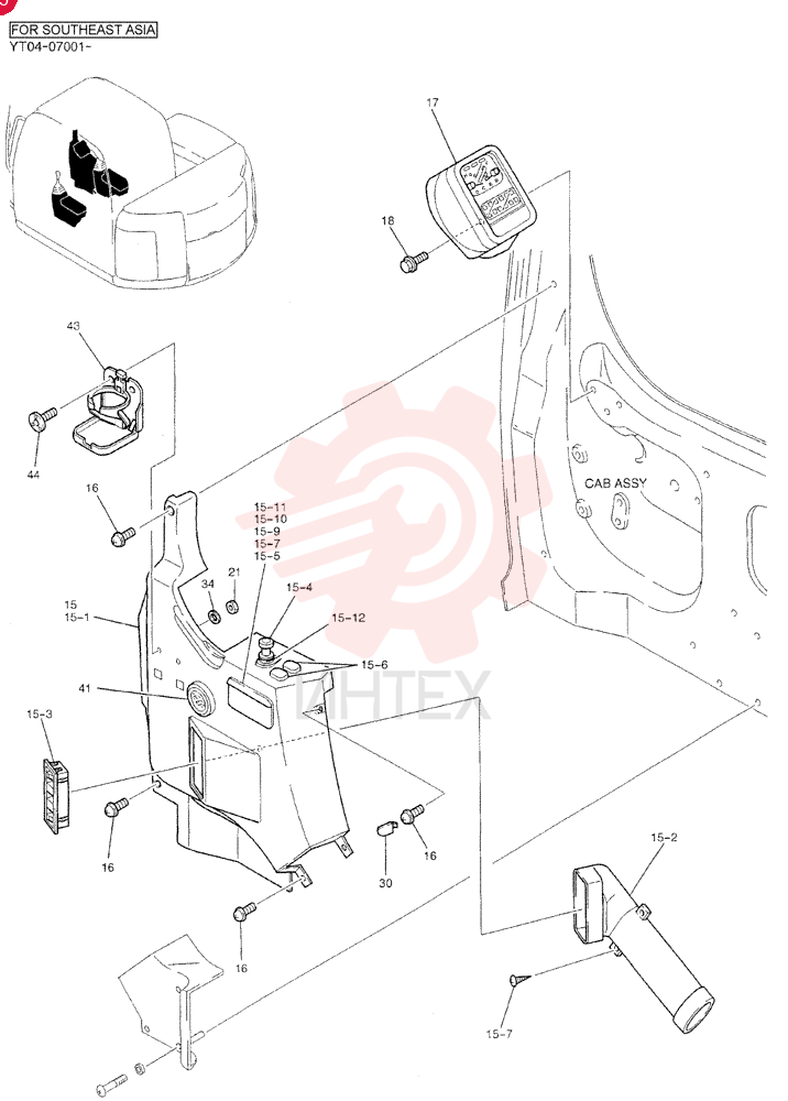 PANEL ASSY, INSTRUMENT YT17M00009FA (1)