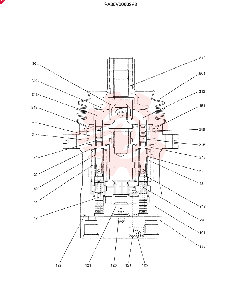 PILOT VALVE PA30V00002F3
