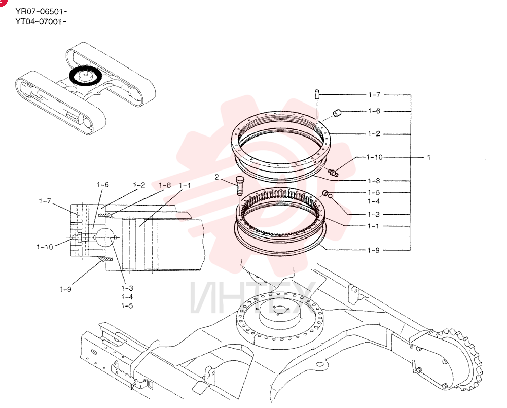SLEWING RING LE40F00001F1