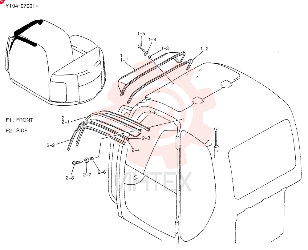 SUN VISOR YT55C00001F1
