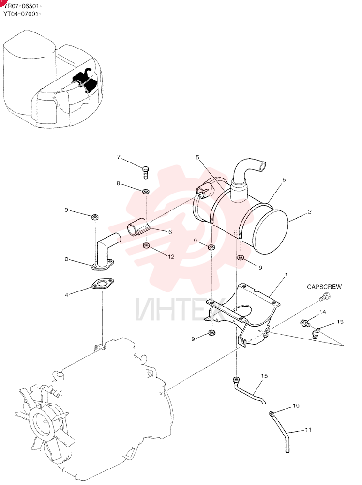 U-BRACKET YT12P01021P1