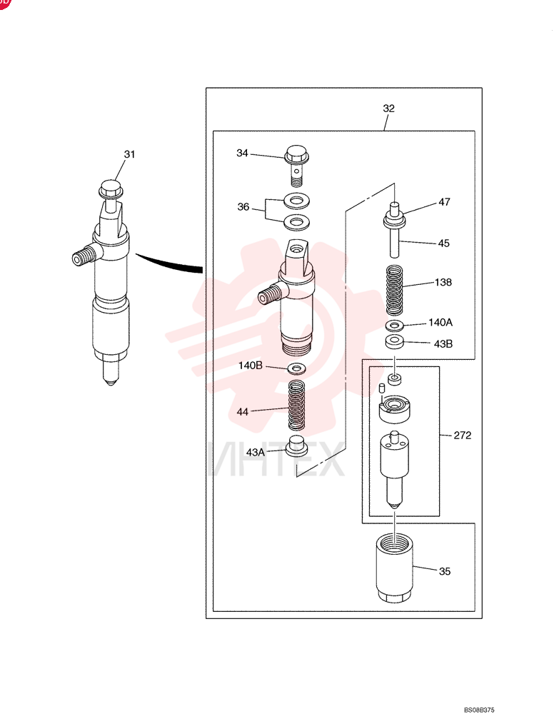 CORE-NOZZLE, INJECT VI8980928210