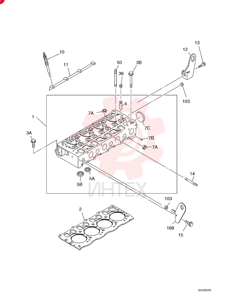 CYLINDER HEAD VI8980305520