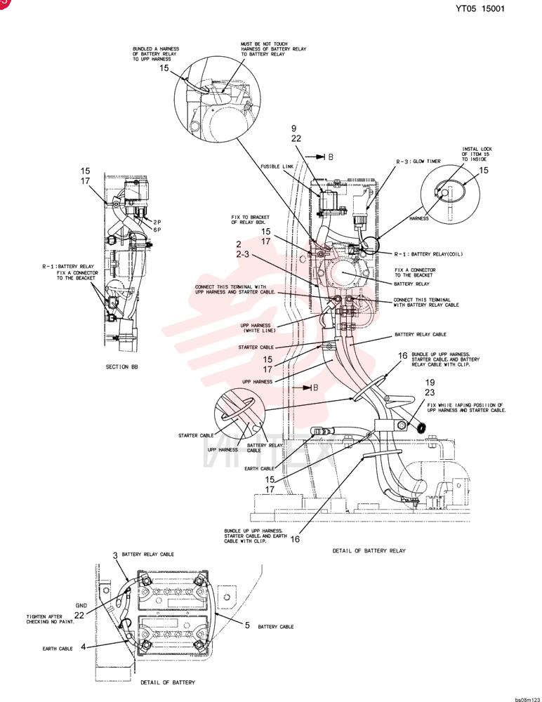 ELECTRIC CABLE YT13E01145P2