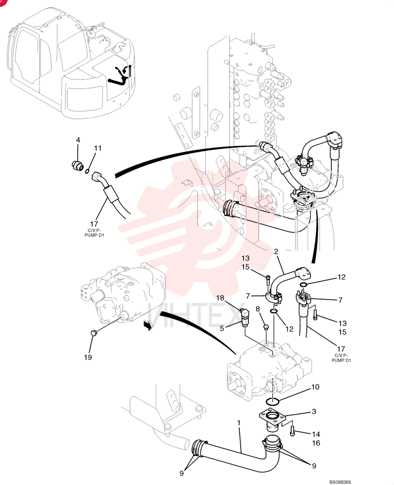 FLEXIBLE HOSE YT30H01037P1