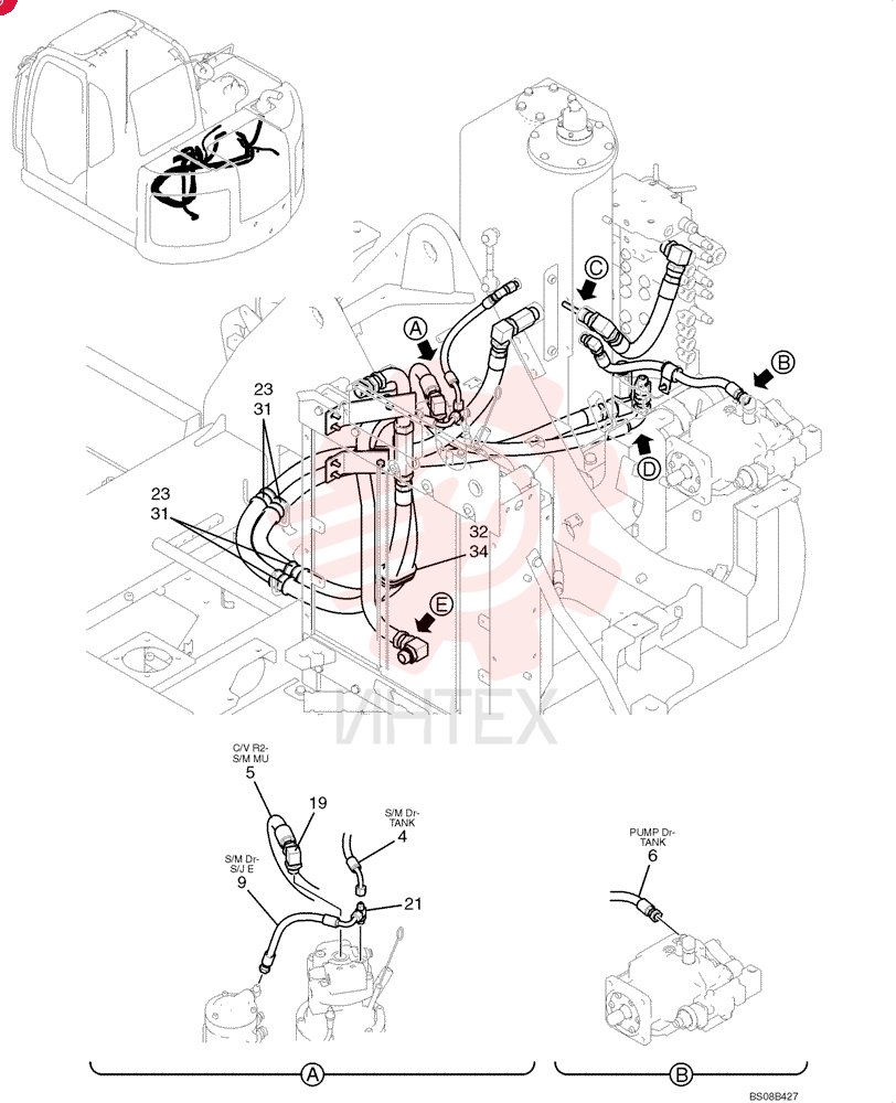 HOSE ASSY. ZX32M06040