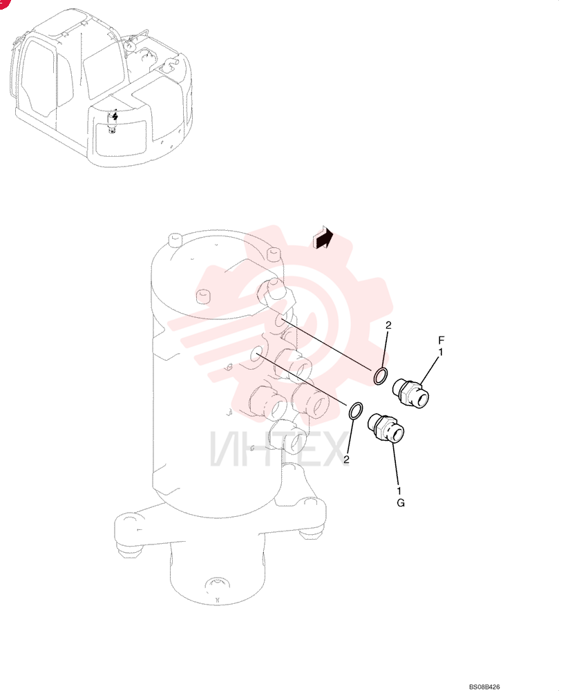 HYD CONNECTOR ZA28F12006