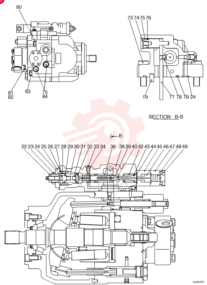 HYDRAULIC PUMP YT10V00016F1 (2)