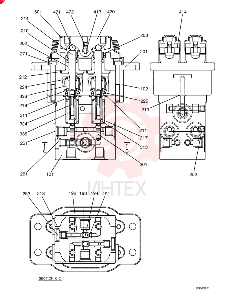 PILOT VALVE YN30V00070F1 (1)