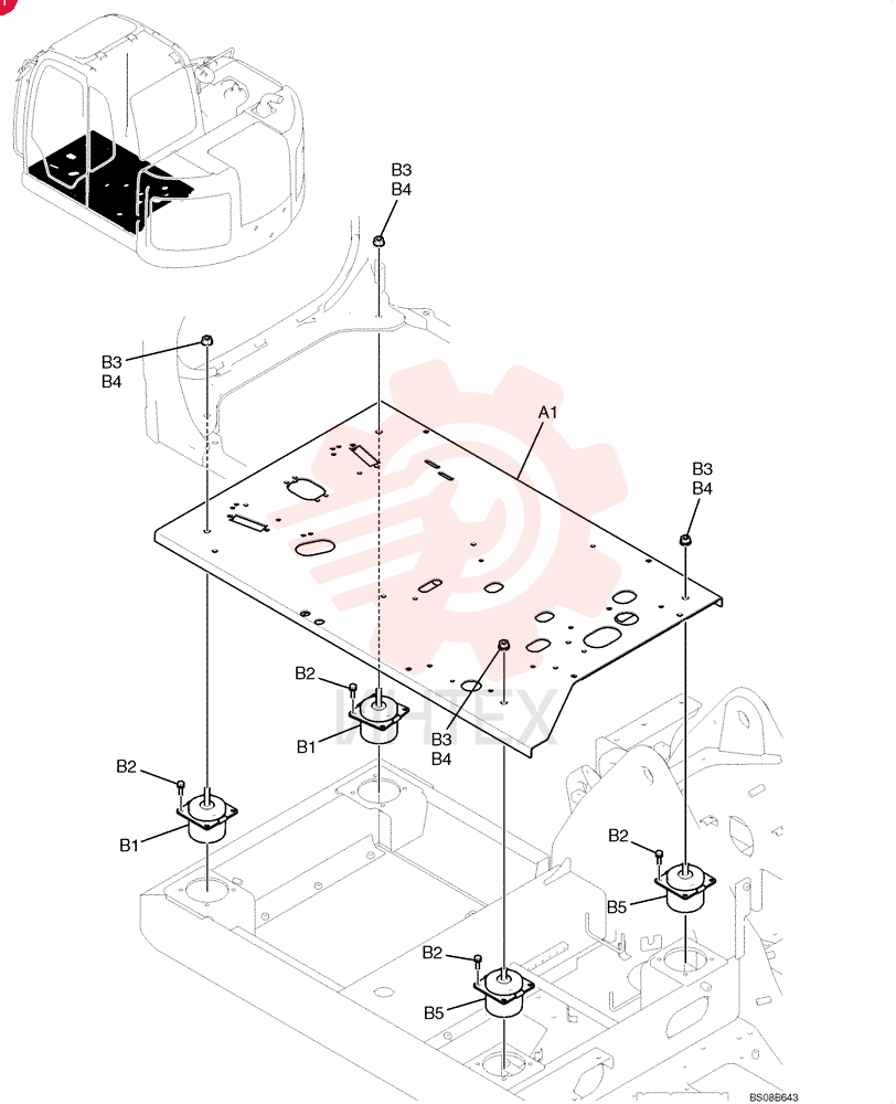 Plate, Floor YT03M00059P1