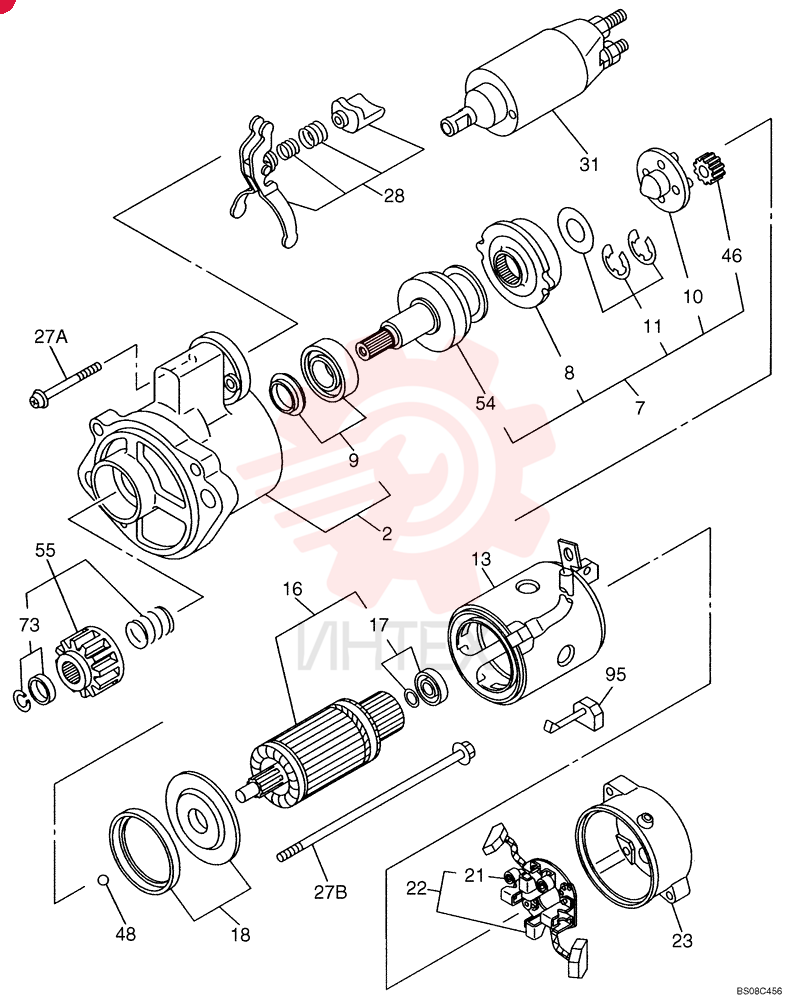 STARTER MOTOR VI8980723151 (2)