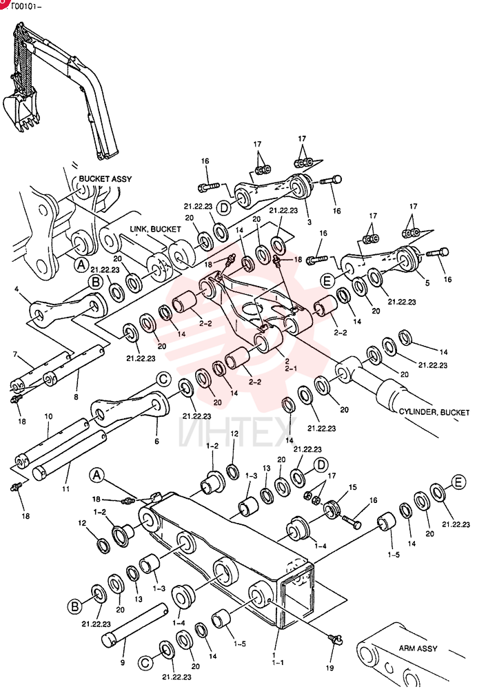 ARM ASSY,EXTENSION YT12B00015F1