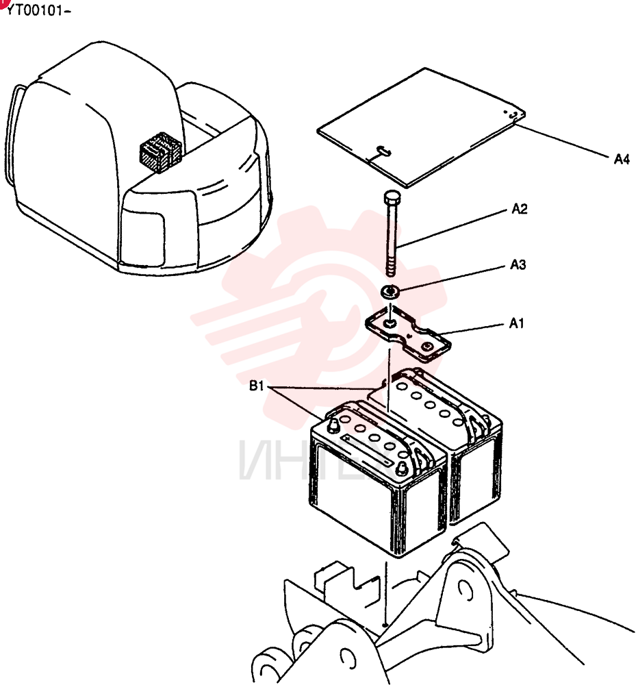 BATTERY INSTAL YT72E00001F1