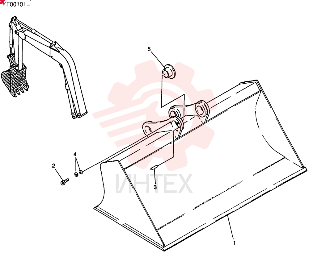 BUCKET ASSY,FINISHING LE61B00007F1