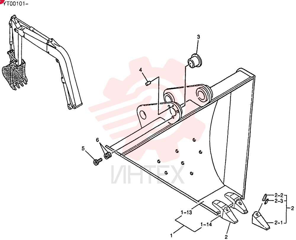 BUCKET ASSY,V LE61B00023F1