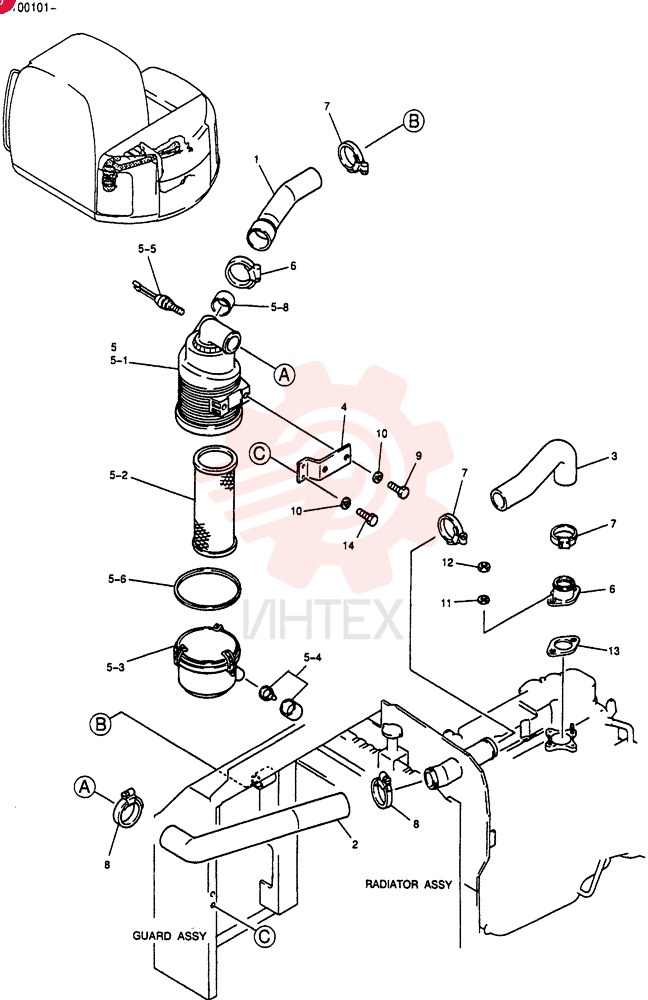 CLEANER ASSY,AIR YT11P00003F1