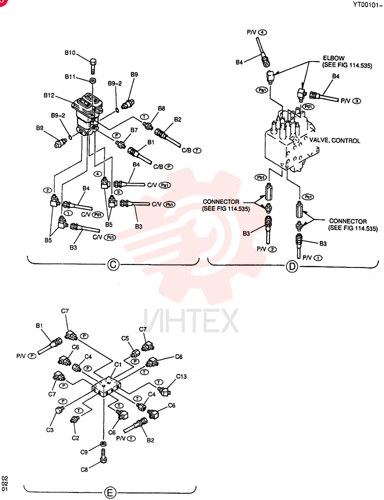 CONTROL LINES,PUMP YT06H00005F1