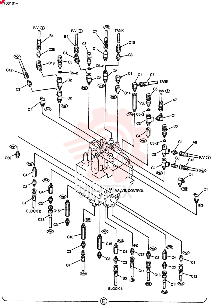 CONTROL LINES,REMOTE YT68H00005F1 (4)