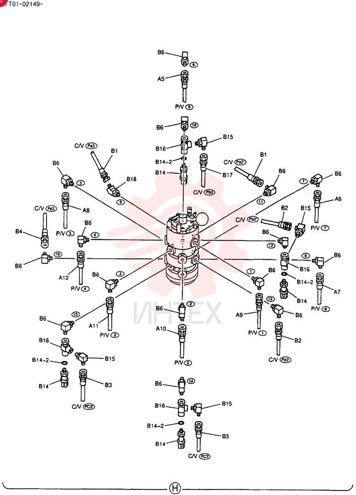 CONTROL LINES, REMOTE YT68H00004F1 (4)